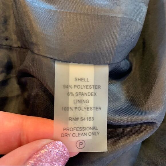 Calvin Klein Black Skirt with Gold Trim Size 24W - Picture 7 of 9